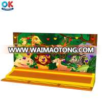 OK Playground Customized cartoon climbing wall for trampoling Park indoor playground